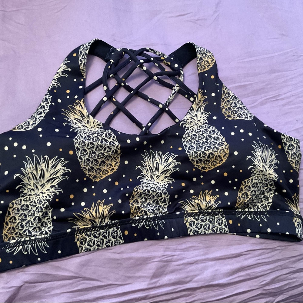 CVG Fineapple Butterfly Back Bra